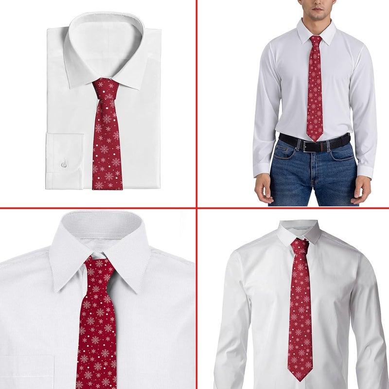 ARESD Men's Tie Funny Neckties Halloween Novelty Ties Formal Party Business Neckties - Image 3